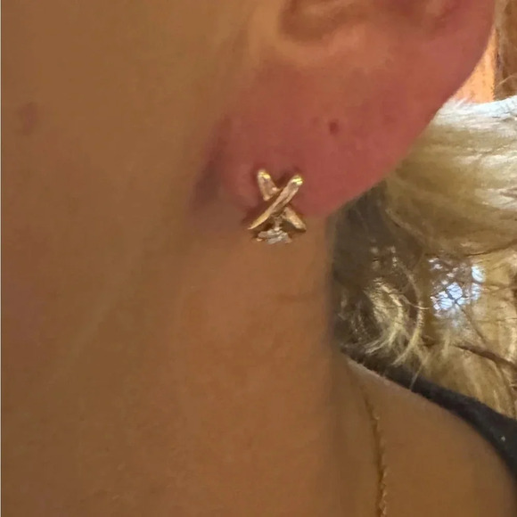 14K Gold & Diamond Necklace & Earrings - Picture 13 of 15